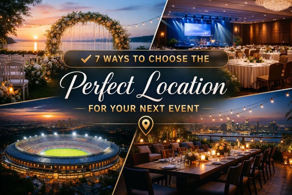 7 Ways to Choose the Perfect Location for Your Next Event